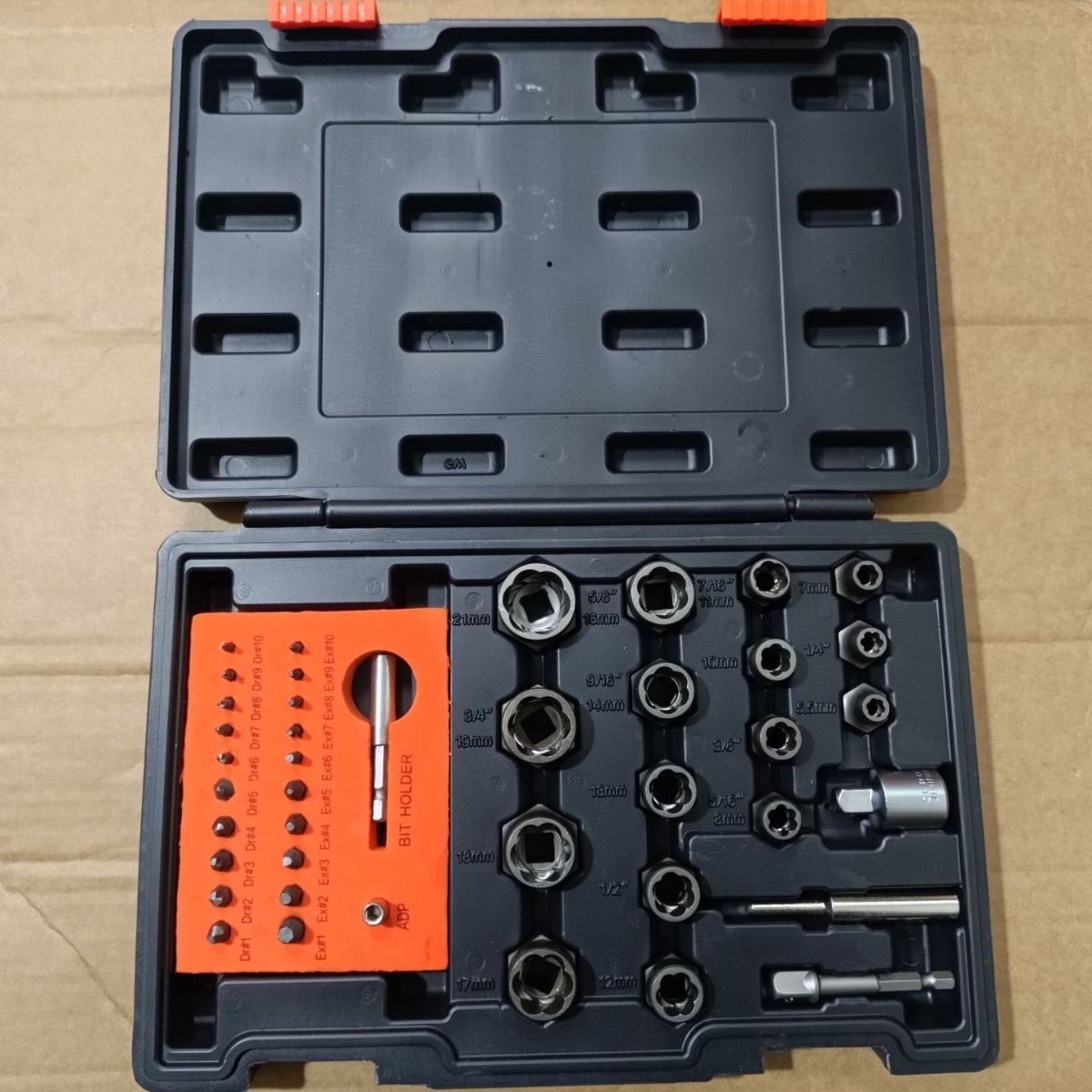 41PC汽车机械维修车载套筒扳手工具箱组合五金套装全套厂家批发