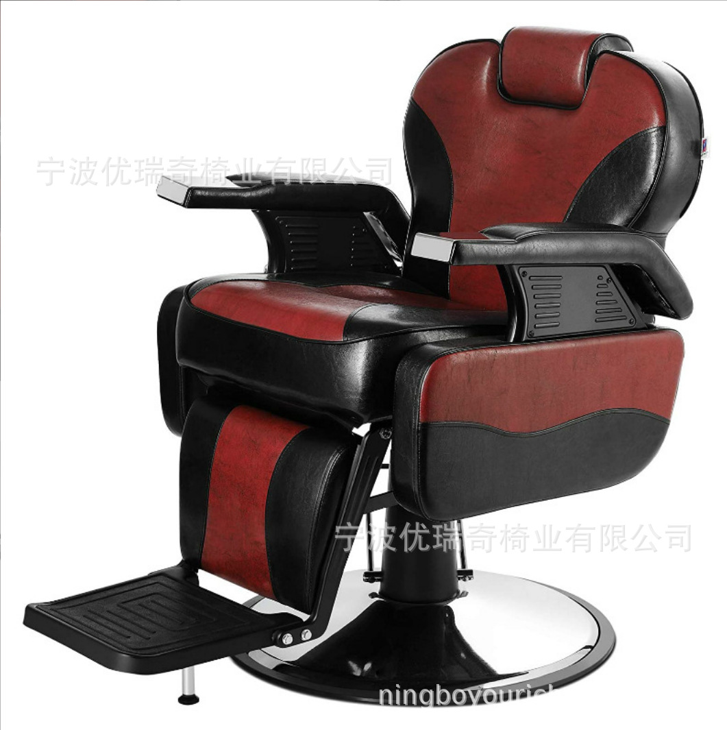 Silla de barbero de oro hidráulica silla de barbero de hombre silla de elevación silla de corte de pelo silla de corte de pelo silla de belleza silla de fábrica