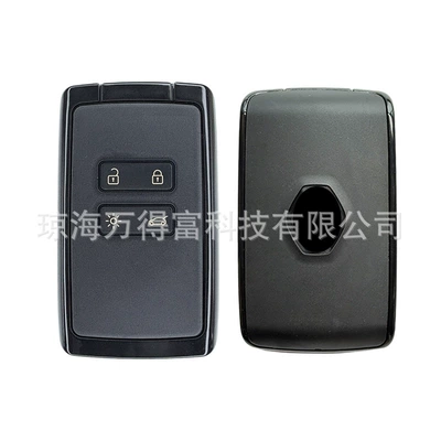Kr5Ik4Ch-01 Is Suitable for Koleos, Car Keys - black-with-stickers
