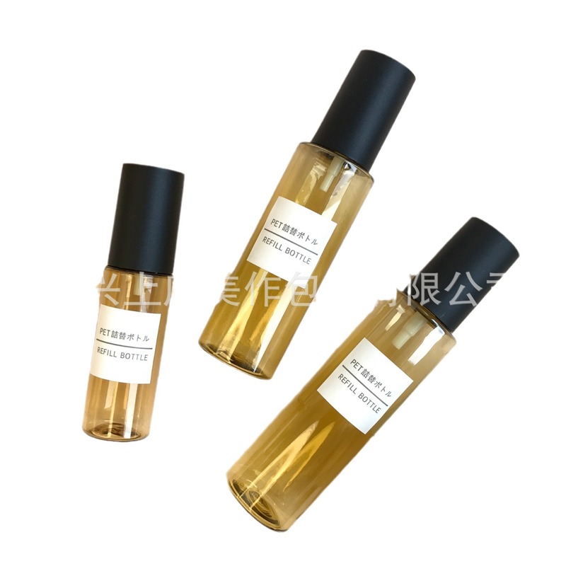 100ml 50ml厚肉フロスト噴霧ローションボトルカバー付きアロマボトル精油純露ボトルpetペットボトル現物|undefined