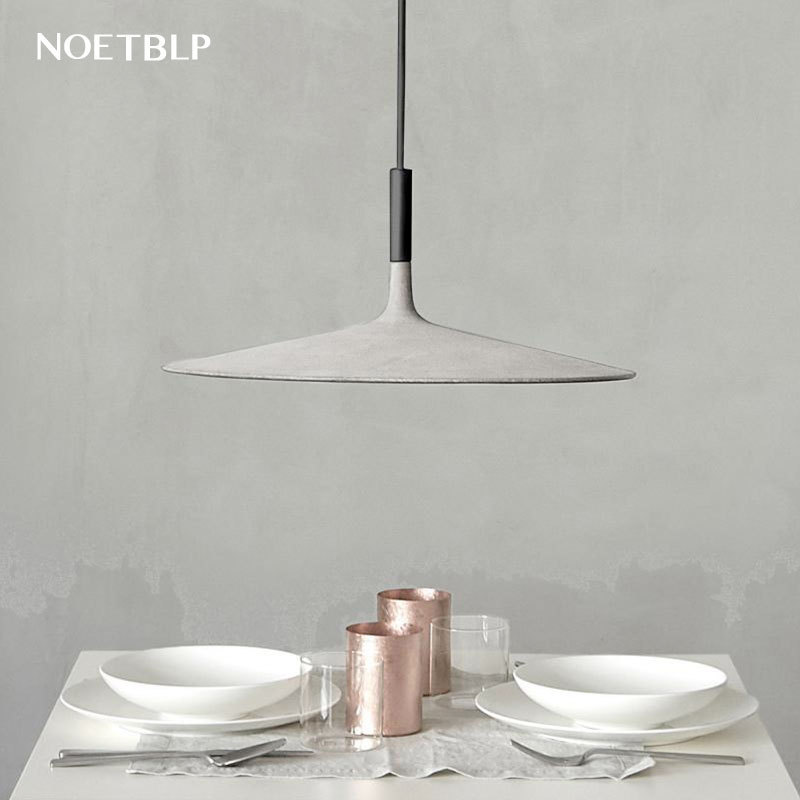Loft Creative Personality Cafe Milk Tea Shop Restaurant Bar Chandelier Nordic Very Simple Concrete Cement Lamps