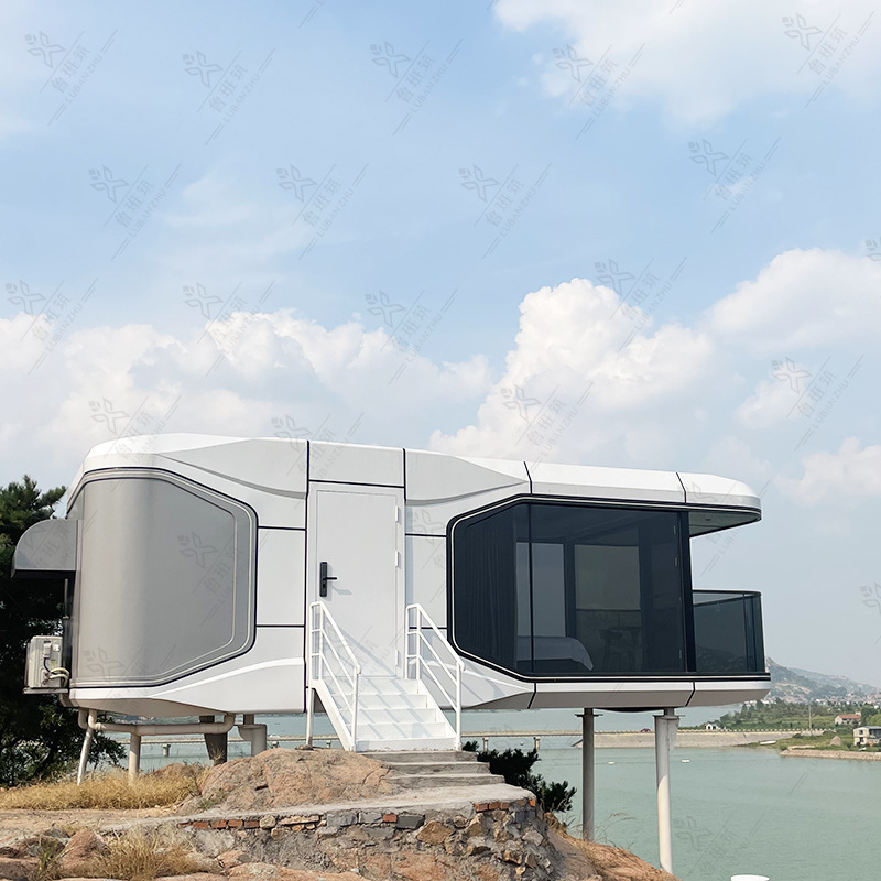 Villa contenedor camping espacio cápsula tecnología sueño simple casa integrada móvil B & B Oficina Sunshine Room