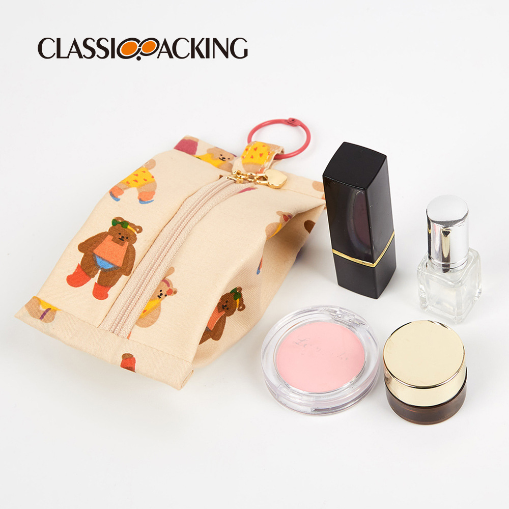 Venta al por mayor simple de gran capacidad bolsa de almacenamiento de lona bolsa de almacenamiento de ropa interior bolsa de almacenamiento de calcetines portátiles de viaje