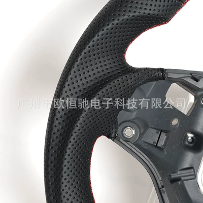 Leather Red Positioning Line Sports – Steering wheel