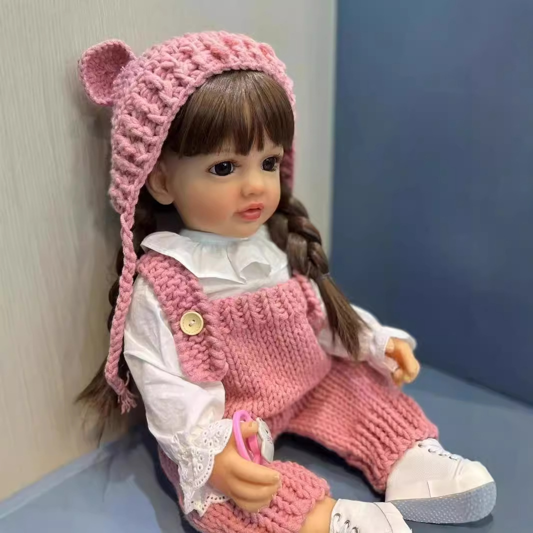 Muñeca Reborn de Silicona Completa NPK de 55 cm, Suministro de Comercio Electrónico Transfronterizo, Dropshipping, Éxito de Ventas en OZON