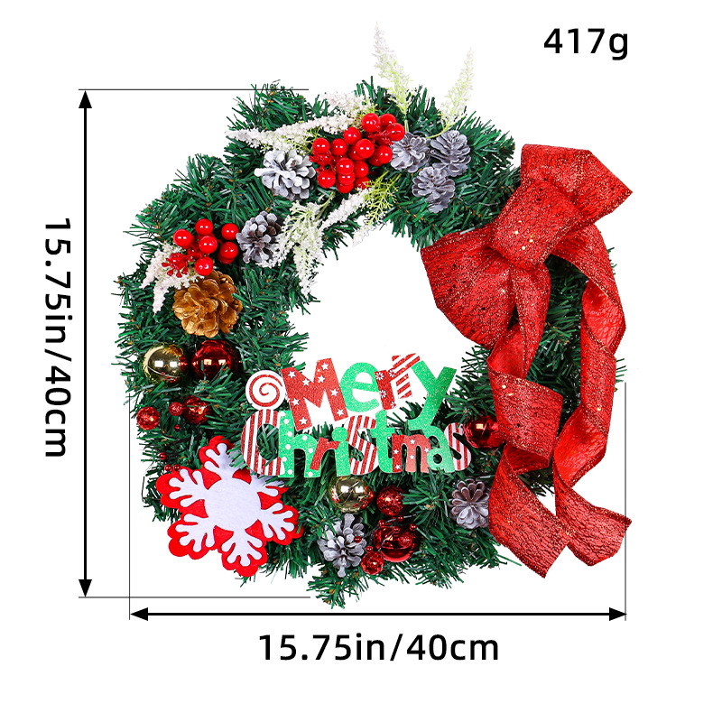 AliExpress aguja de pino arco Carta marca Garland Hong Kong amor Feliz Navidad guirnalda de Navidad al por mayor
