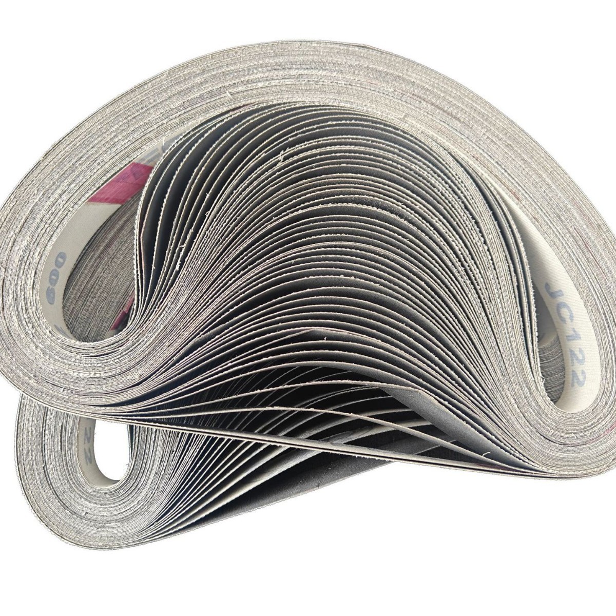 厂家供应JC122鹿牌砂带软布材质适配五金打磨锌合金铜件抛光高效