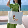 Shopping bag, one-shoulder bag, capacious cloth bag, wholesale