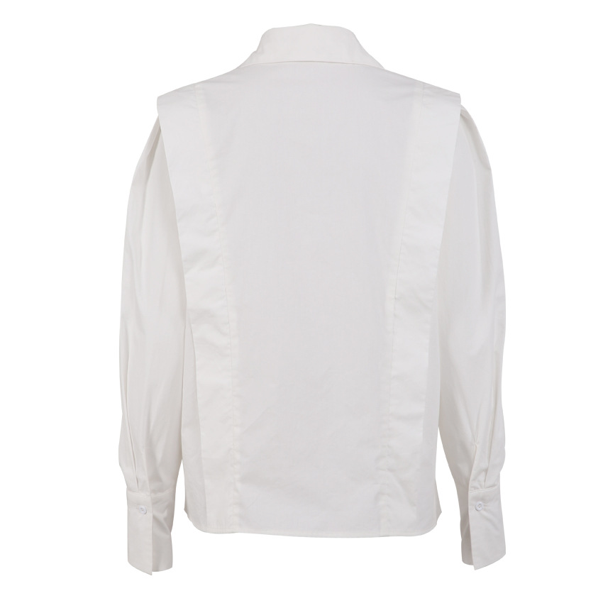 Casual Style Wholesale Women's Casual Solid Color Long Sleeve Blouses