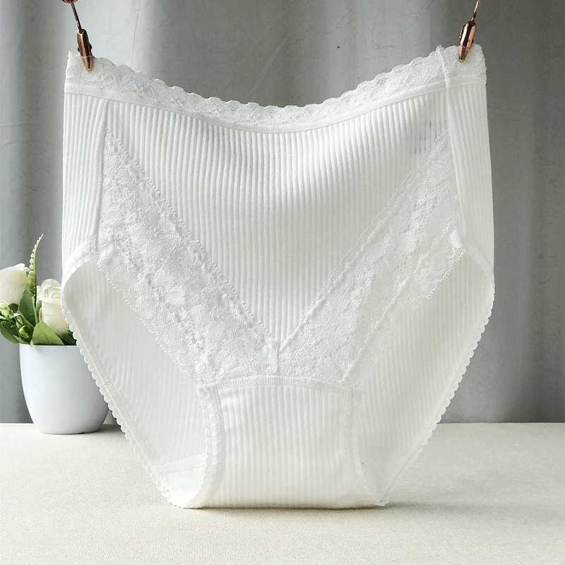 Xinjiang Long-staple Cotton Women's High Waist Cotton Underwear Wholesale Cotton Anti-bacterial Seamless Abdominal Large Underwear Briefs