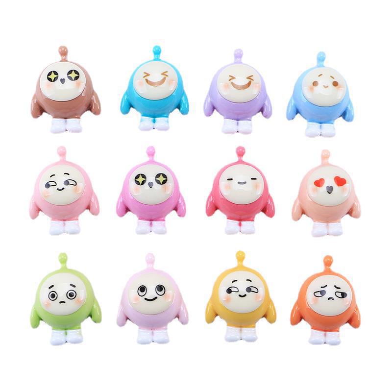 Tiktok recomendar huevo bebé de dibujos animados accesorios resina DIY crema pegamento hecho en casa teléfono caso colgante horquilla paquete material