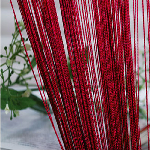 Free Shipping Thickened Encrypted Straight Line Curtain Entrance Line Curtain Partition Curtain Door Curtain Background Curtain Decorative Wedding Line Curtain