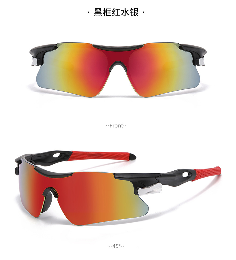 Neue grenzüberschreitende Outdoor-Sonnenbrillen UV400-Schutz Sonnenbrille Herren Fahrrad Bergsteigen Sport Windschutz Schutzbrille Damen