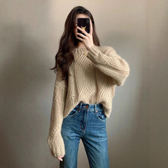 毛衣针织衫女2025新款小衫早春秋新中式国风独特茶里茶气别致上衣