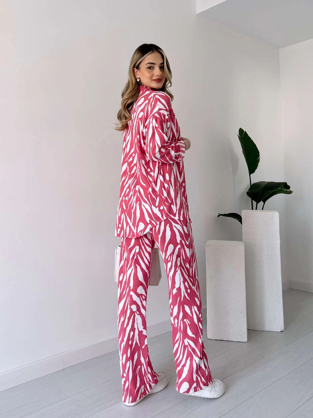 Suit Women Casual Women Loose Long Sleeved Trousers Women Two Piece Suit Spring