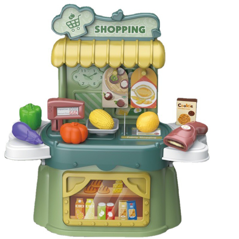 Transfronteriza de los niños de simulación de cocina vajilla herramientas de maquillaje supermercado play House crossbody bolso de hombro equipo médico Juguetes