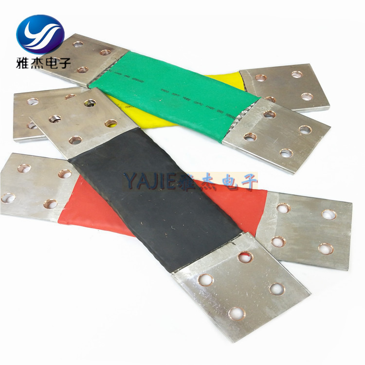 铜编织带软连接 变压器铜编织线软连接 铜导电带 软铜排