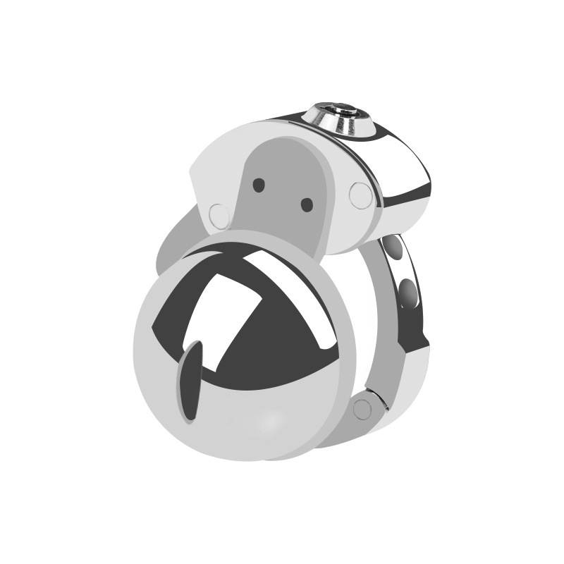 New invisible male metal chastity lock, penis lock, adjustable penis ring, chastity cage, manufacturer wholesale