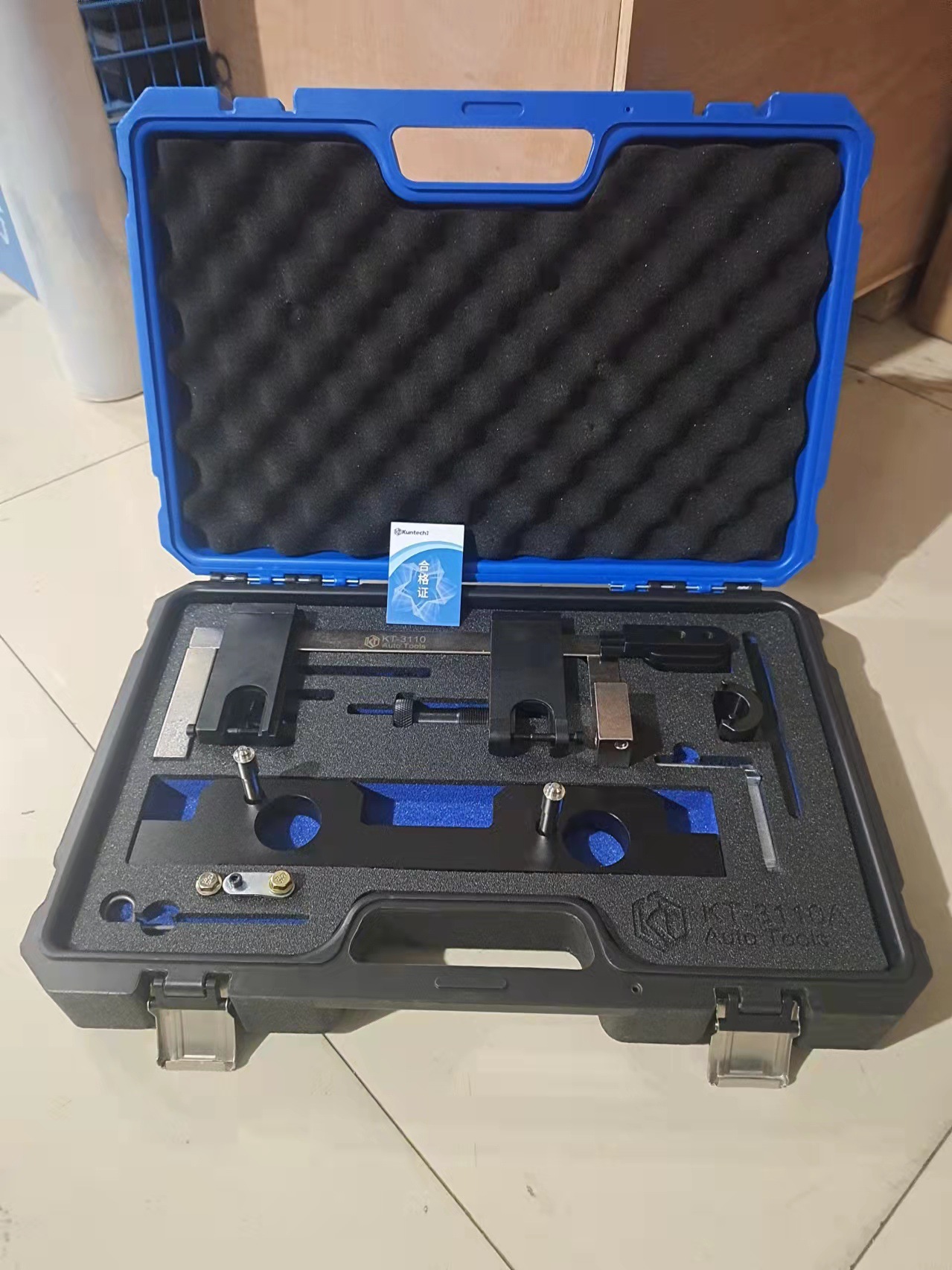 Kuntai Bmw N20N26 Engine Timing Tool Oil Seal Valve Spring Clamp Balance Shaft Flywheel Locking Tool