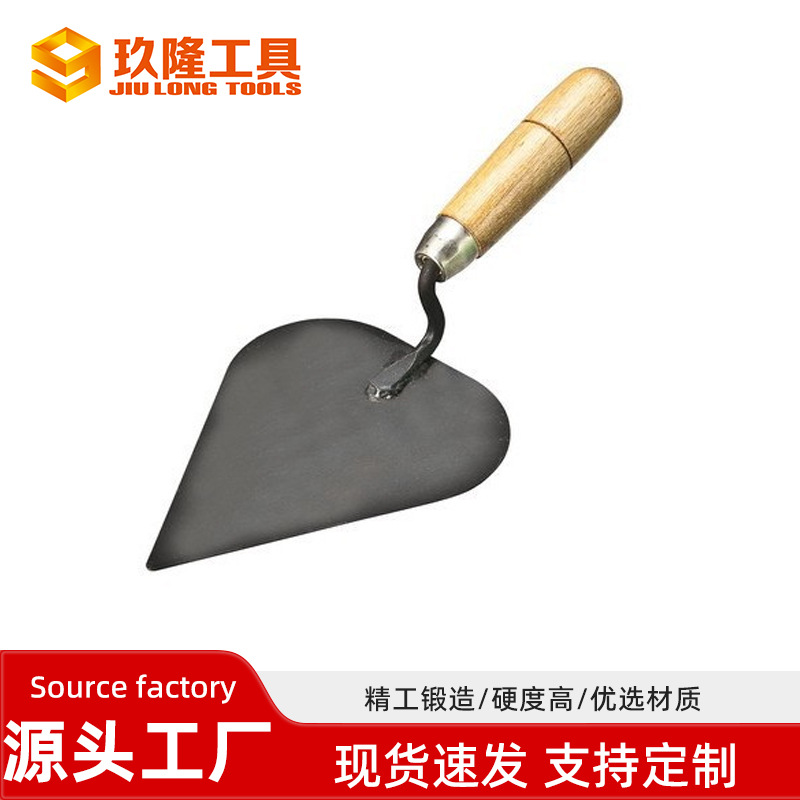 厂家批发烤蓝砌砖刀 加厚专业抹泥刀 建筑装潢工具制定