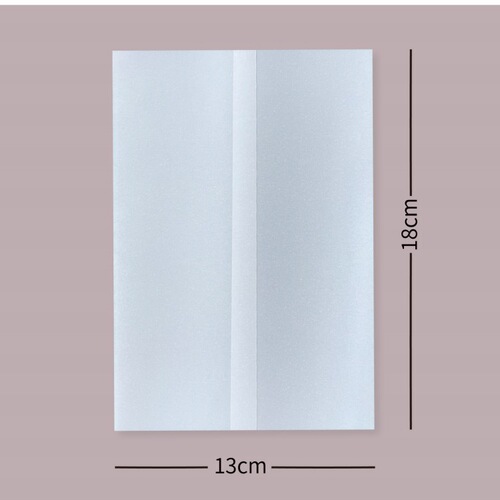 Sulfuric acid paper envelope translucent invitation envelope hot stamping wedding invitation packaging bag manicure card storage bag