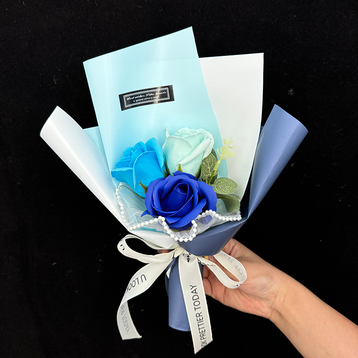 Festival Gifts Christmas Teacher's Day Sunflower Bouquet Valentine's Day Creative Soap Flower Gift Preserved Bouquet For Teachers Gift_voghion.com