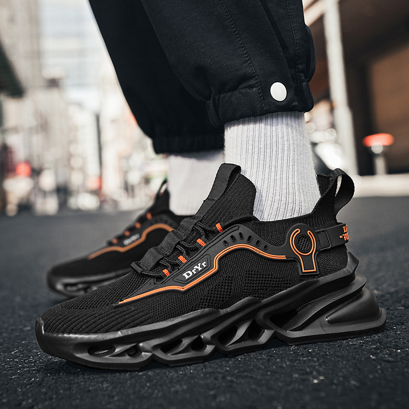 Men Athletic Shoes Basketball Shoes Walking Shoes Sneakers Mesh Synthetic Arch Support Durable Sneakers Footwear_voghion.com