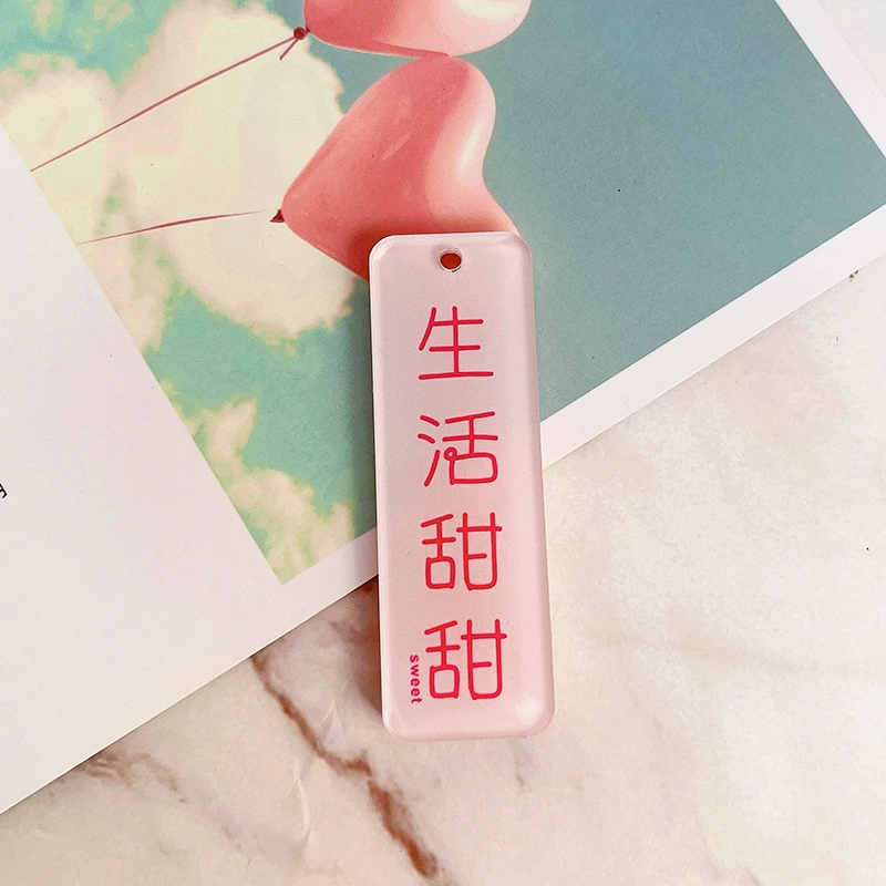 Double-sided acrylic accessories, bag decoration, car keys, accessory