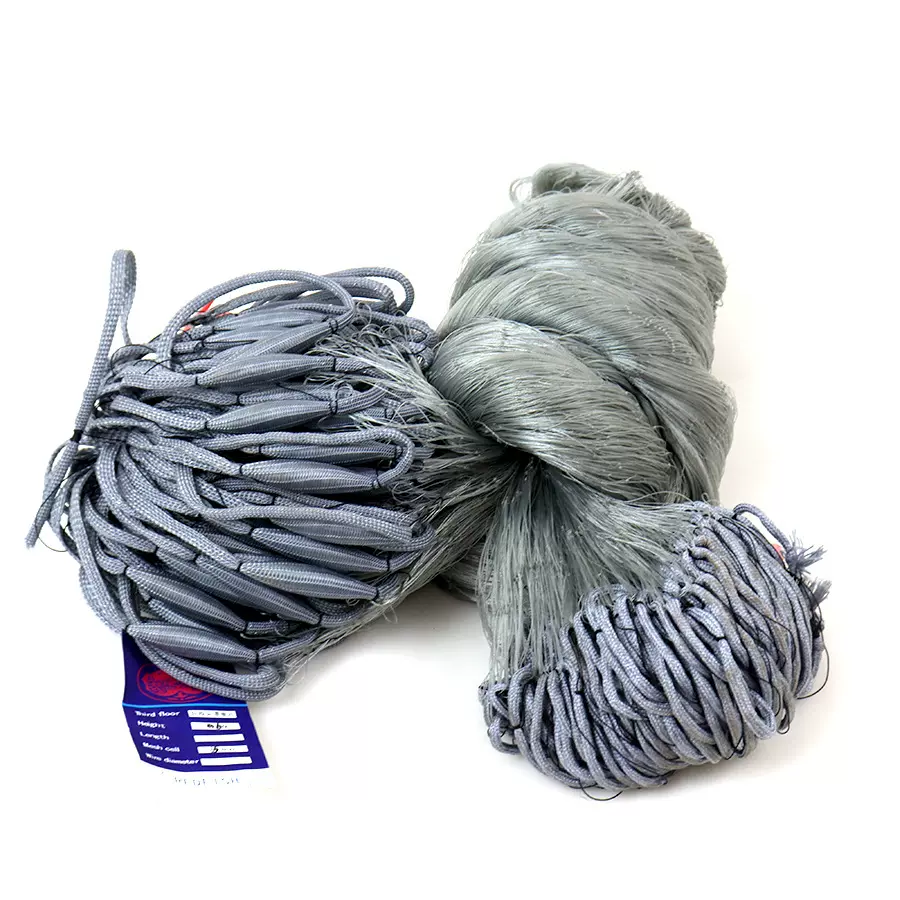 渔网单丝合股线出口俄罗斯合股尖漂渔网包浮包坠工厂直销定制