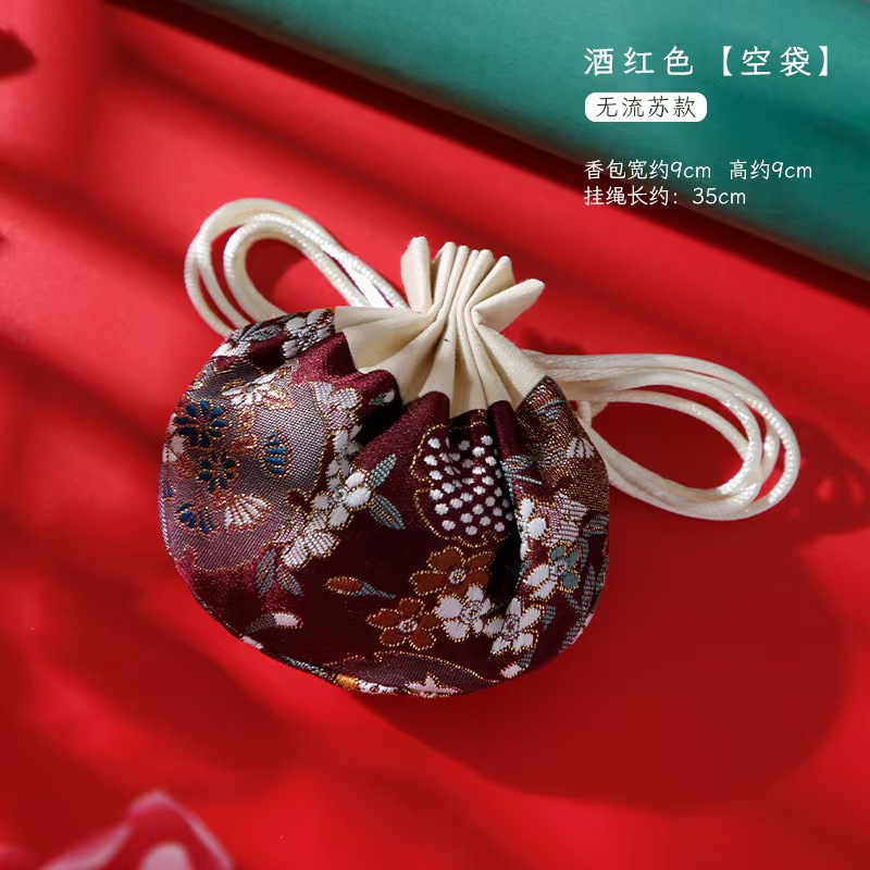 Bolsa vacía, bolso de impresión bordado antiguo, colgante de carro, bolso de mosquitos, festival del dragón, bolso de moda nacional