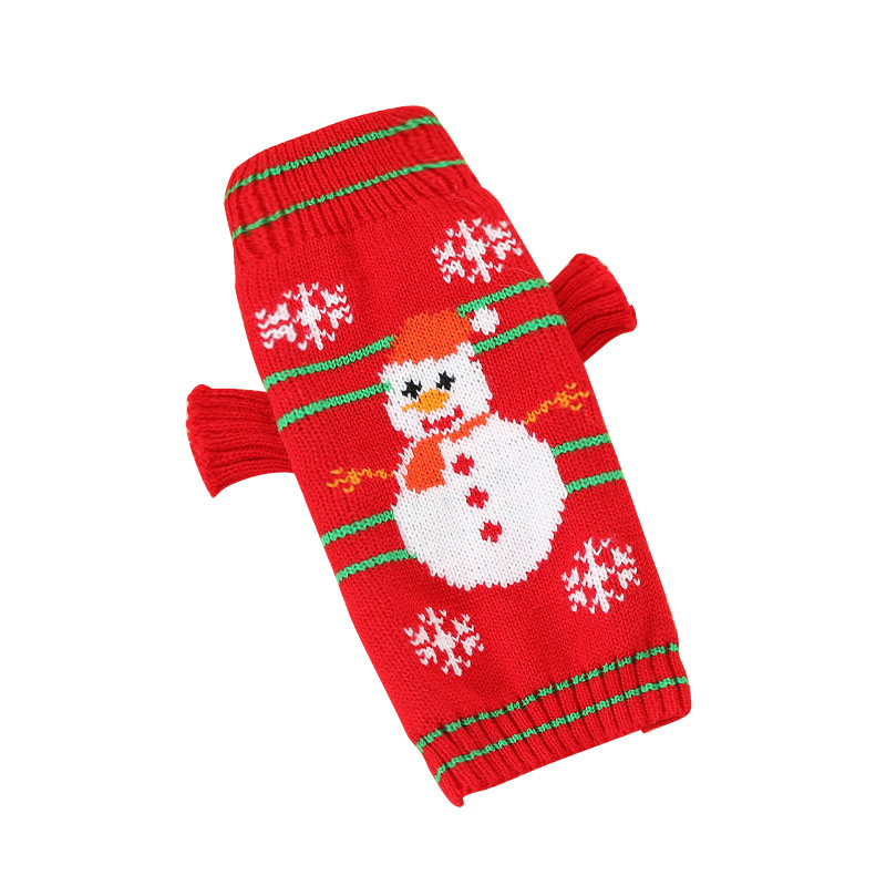 Muñeco de nieve con fondo rojo