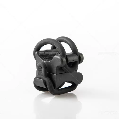 自行车灯夹子可调节大小 LED强光手电筒灯架固定架 软胶灯夹