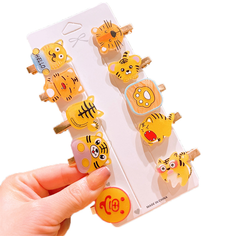 Horquilla de los niños botella de bebida de acrílico pequeño clip tocado Corea del Sur princesa niña flequillos clip horquilla accesorios para el cabello