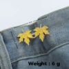 Yellow maple leaf