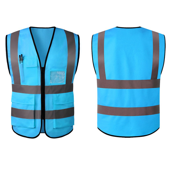 Construcción de construcción de tráfico chaleco de seguridad chaleco chaleco de trabajo chaleco de higiene ambiental chaqueta de ciclismo logotipo impresa