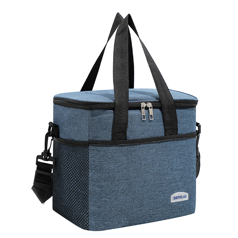 Venta caliente transfronteriza Amazon spot bolsa de aislamiento bolsa de aislamiento cuadrada de gran capacidad bolsa de hielo grande al aire libre lonchera portátil