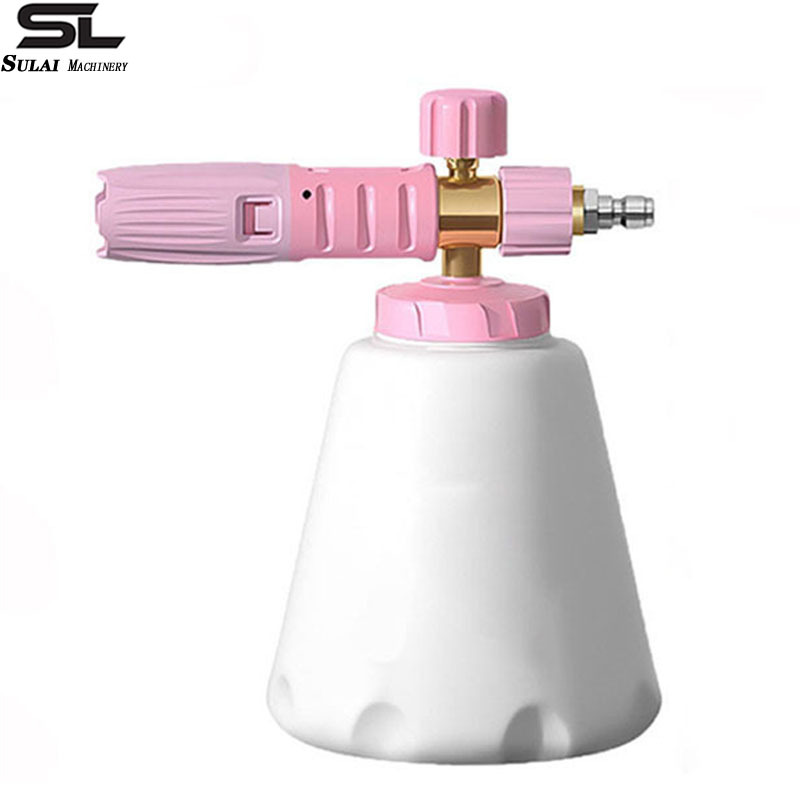 跨境新款洗车水枪泡沫壶1000MLpa壶扇形可调节泡沫喷壶喷枪台州壶