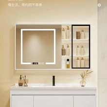 陶瓷一体盆浴室柜组合新款卫生间现代简约洗脸盆柜洗手盆卫浴套装