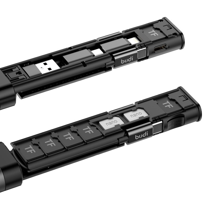 Multifuncional tres-en-uno lector de tarjetas de cable de datos OTG adaptador Tipo C tarjeta de memoria externa de almacenamiento