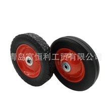 厂家直销8x1.75橡胶实心轮直径200mm斗车手推车劳动车实心小轮胎