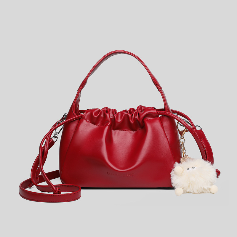 Drop-shipping Soft Leather Cloud Pleated Crossbody Women's High-end Bag, Ladies' 2025 New Handbag_voghion.com