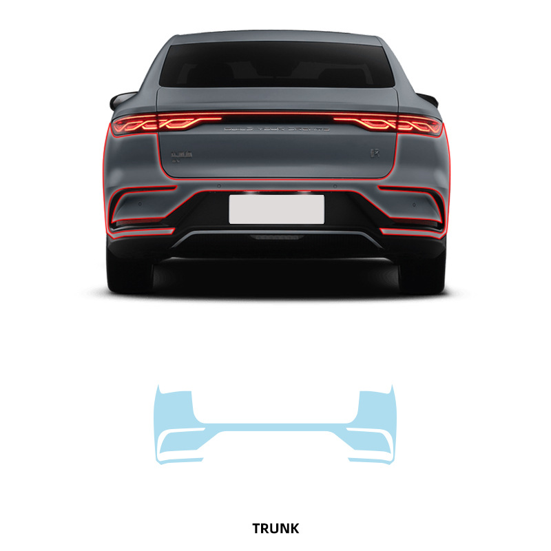 Rear bumper TPU película