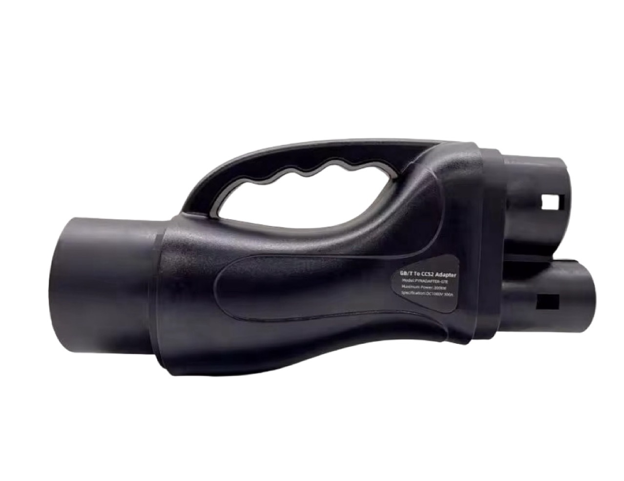 特斯拉直流快充港车北上充电国标转欧标充电转接头GBT转CCS2 300A