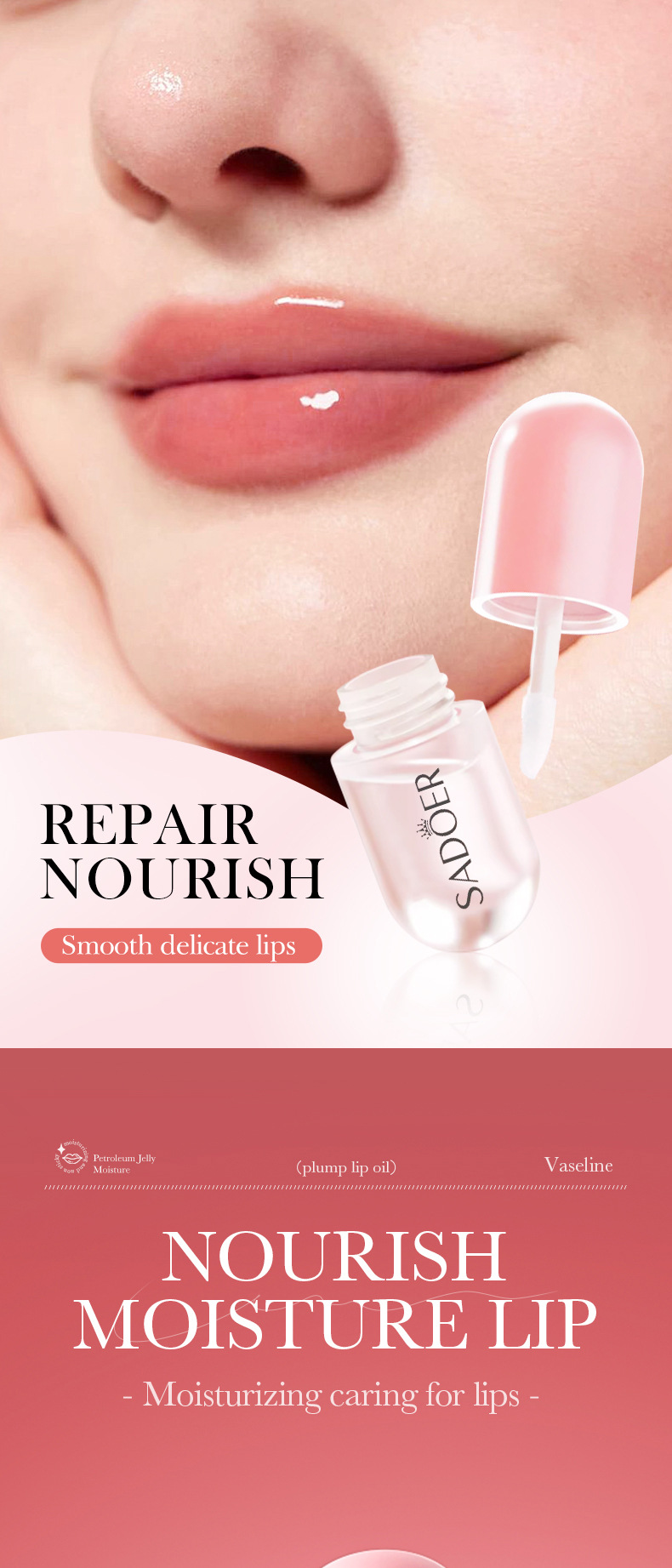 Un universal Hydrating Lip Gloss Glossy Finish 4ml pentru toate tipurile de piele