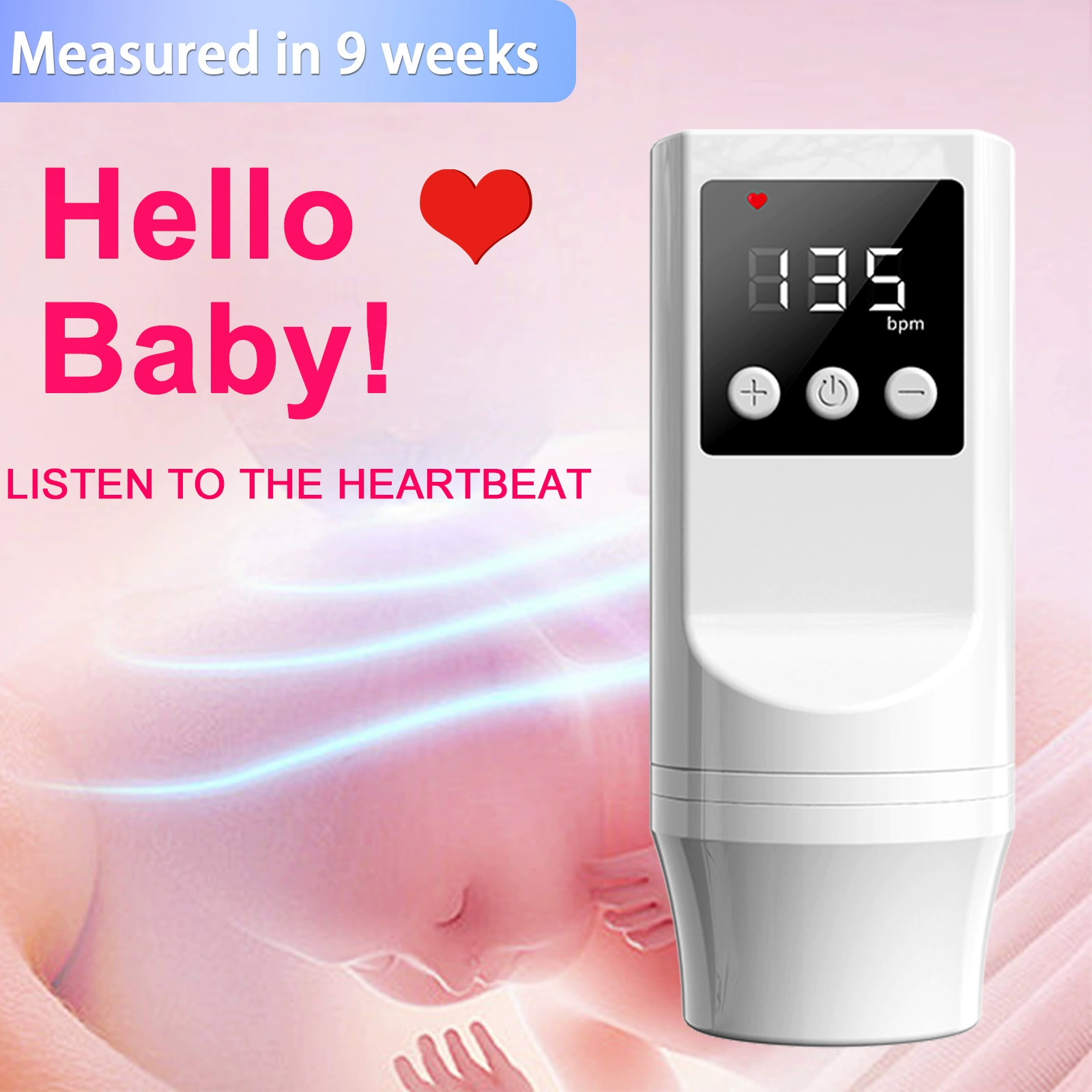 Допплеровский монитор сердцебиения плода Tianzhe TX121 для беременных, домашний монитор сердцебиения плода, портативный ультразвуковой прибор для трансграничной торговли