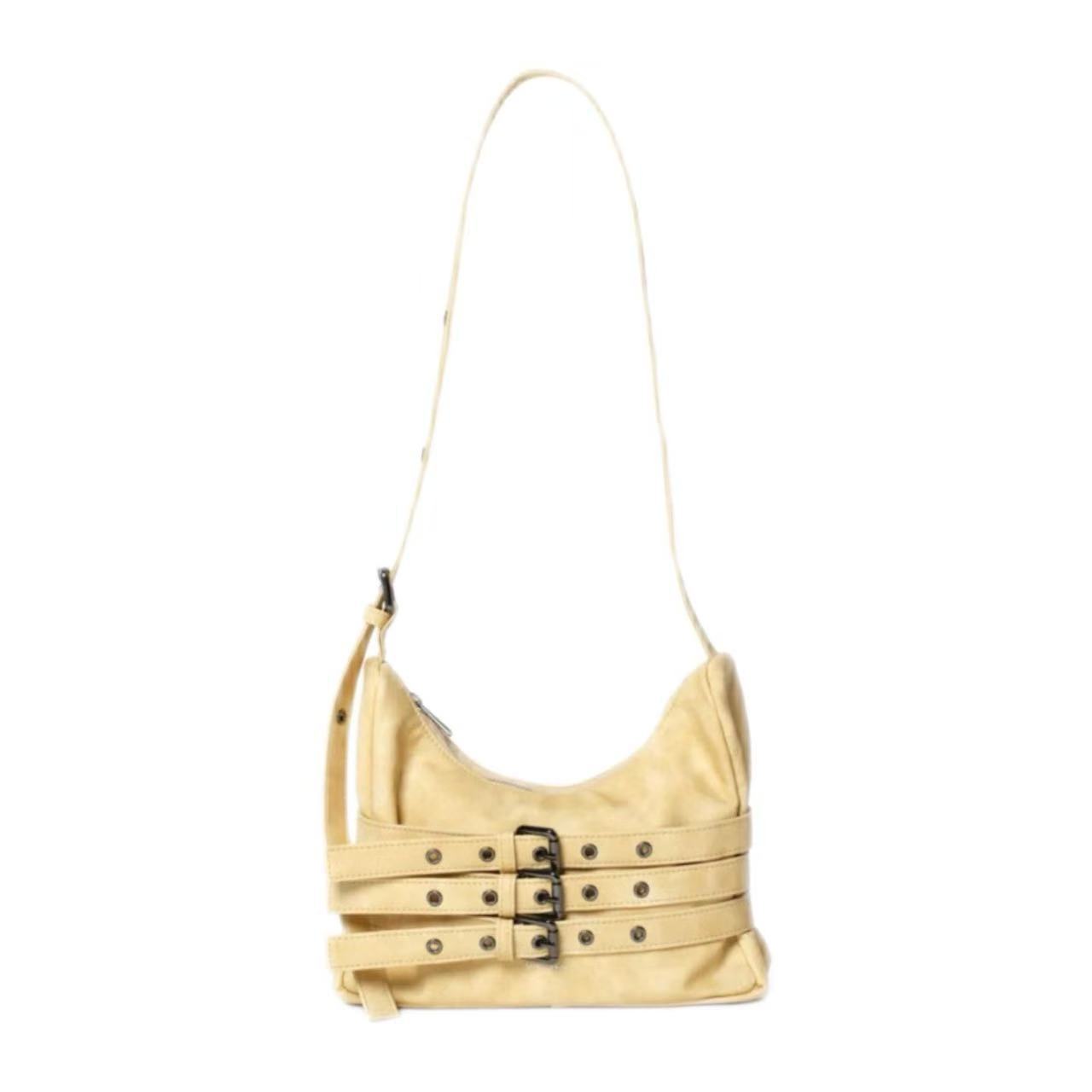 Ond Samooh estilo coreano de moda de mujer brazo locomotora bolso de hombro bolso ajustable de bolsillo