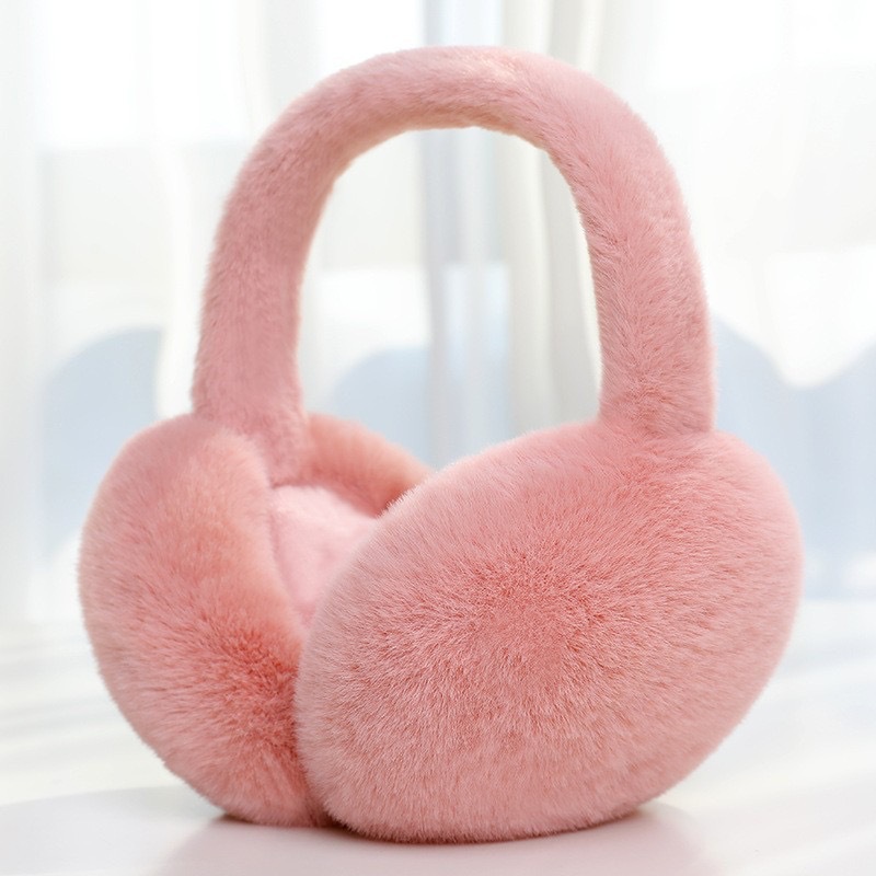 Cute plush folding warm earmuffs for girls and boys winter furry earmuffs cold-proof adjustable earmuffs earmuffs