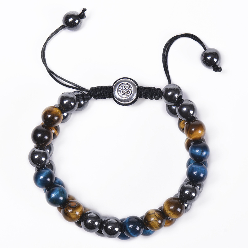 35g Weight Bracelets Classification 1 Piece Quantity Daily Occasion natural stone Material Gradient Color Pattern Unisex Gender Beaded Design Fashion Style Fashion Gradient Color Natural Stone Beaded Bracelets 1 Piece 7