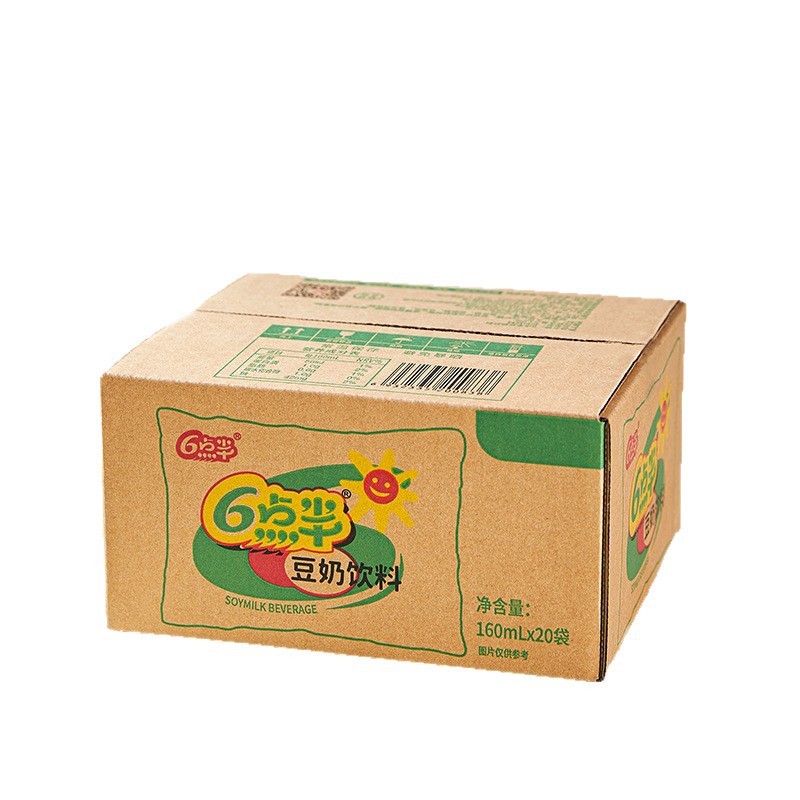 6点半经典豆奶160ml*30袋装植物蛋白饮料整箱学生早餐小卖部零食|undefined