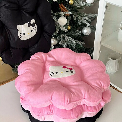 Cute girly heart cat cushion ins home chair cushion office cushion student sedentary soft butt cushion